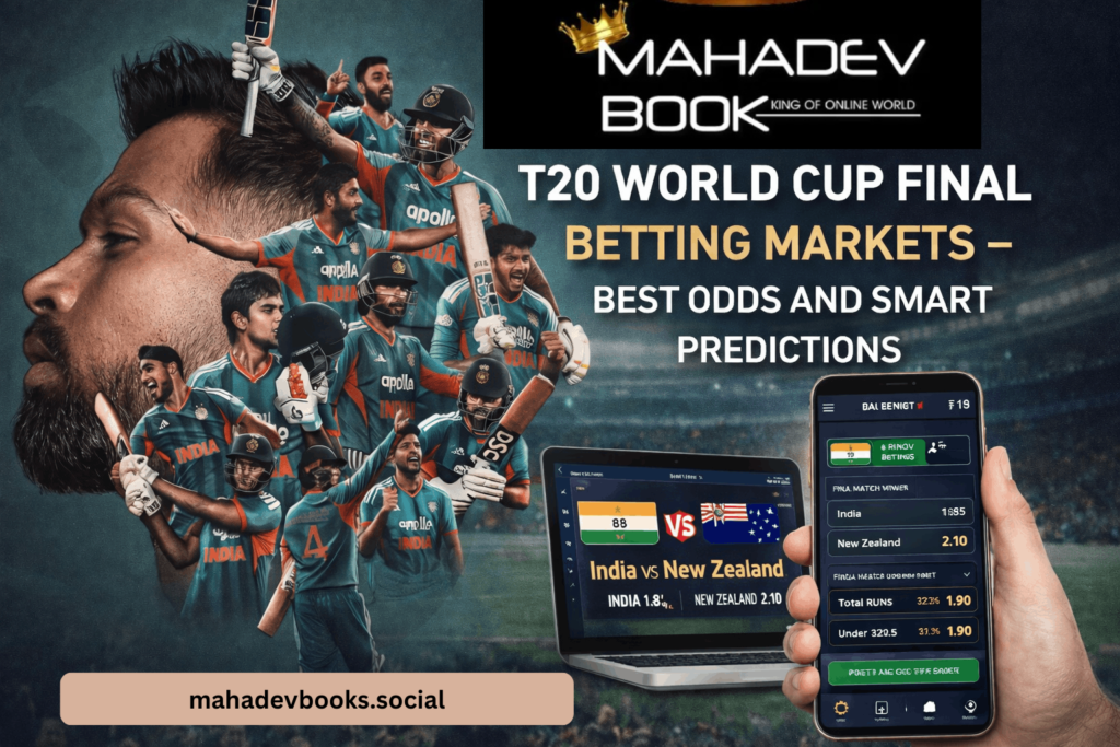 Mahadev Book T20 World Cup Final Betting Markets – Best Odds and Smart Predictions